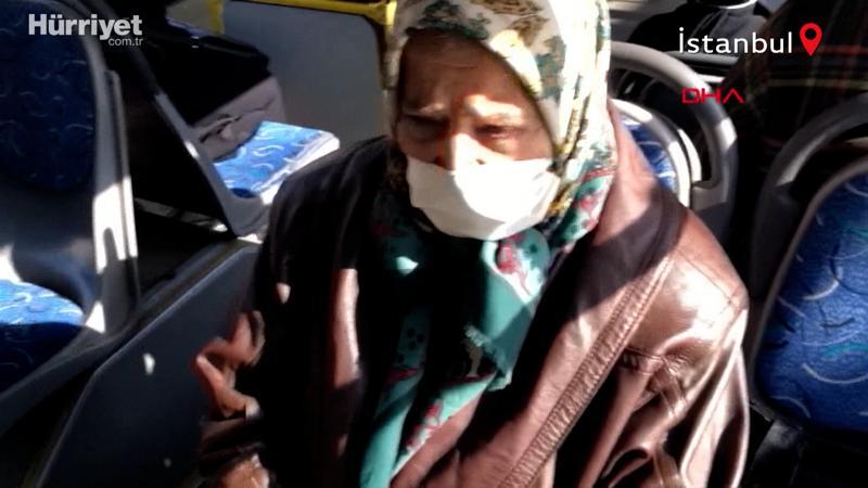 65 yaş üstü kadın otobüse binme ısrarı! 'Benim sağlığım yerinde'