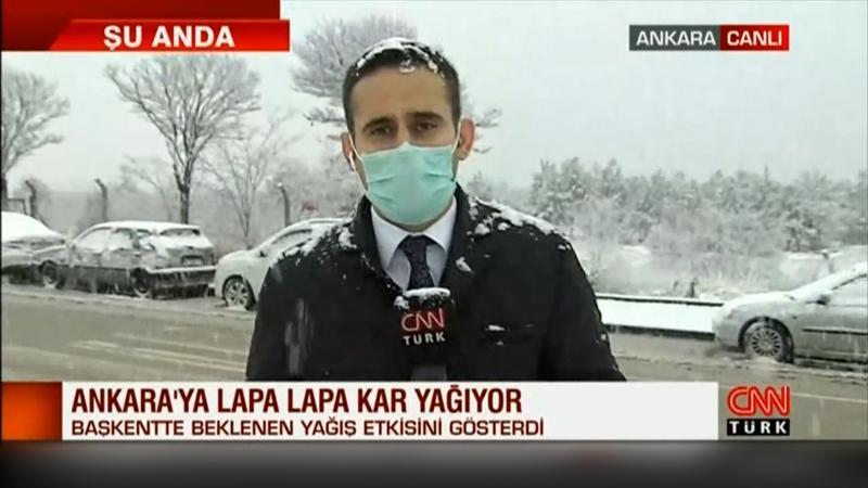 Ankara'da kar yağışı başladı