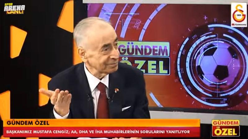 Galatasaray'da Mustafa Cengiz'den Fatih Terim açıklaması