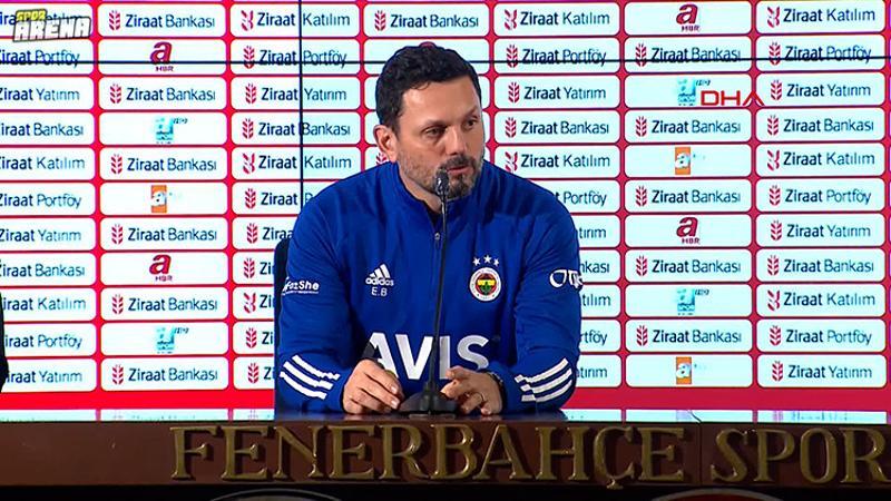Fenerbahçe Teknik Direktörü Erol Bulut açıklamalarda bulundu
