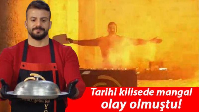 Tarihi kilisede mangal yapan kebapçı kendini böyle savundu