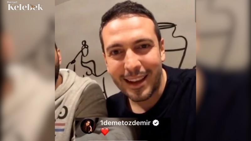 Demet Özdemir'den sevgilisi Oğuzhan Koç'a sürpriz