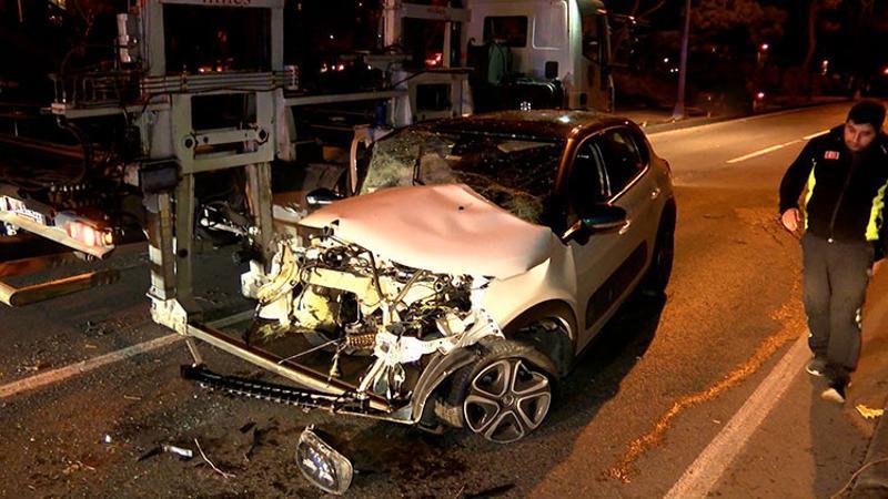Korkunç kaza! Motoru yerinden çıktı
