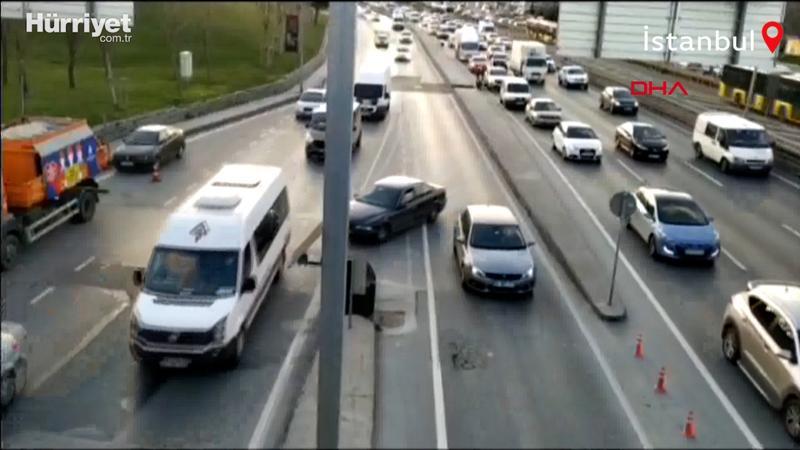 İstanbul trafiğinden ilginç görüntüler! Kural tanımıyorlar...