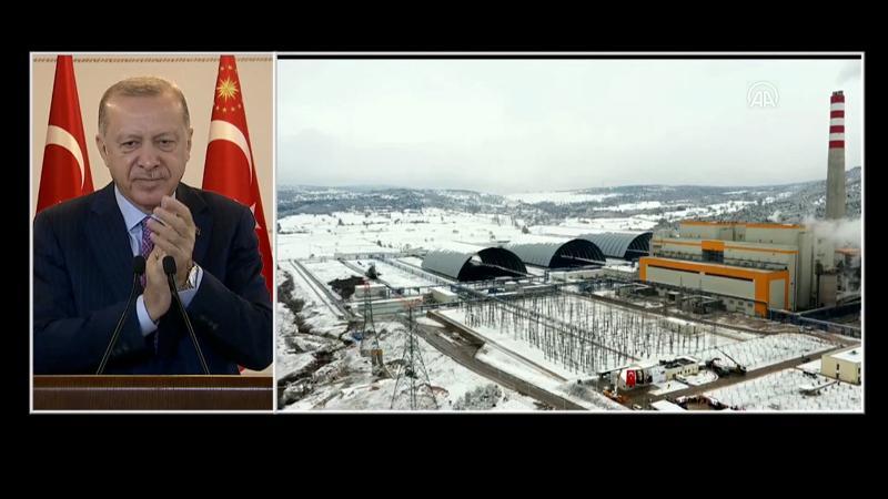 Cumhurbaşkanı Erdoğan, toplu açılış törenine Vahdettin Köşkü'nden canlı bağlantı ile katıldı
