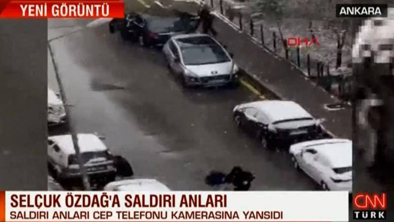 Selçuk Özdağ'a saldırı anları
