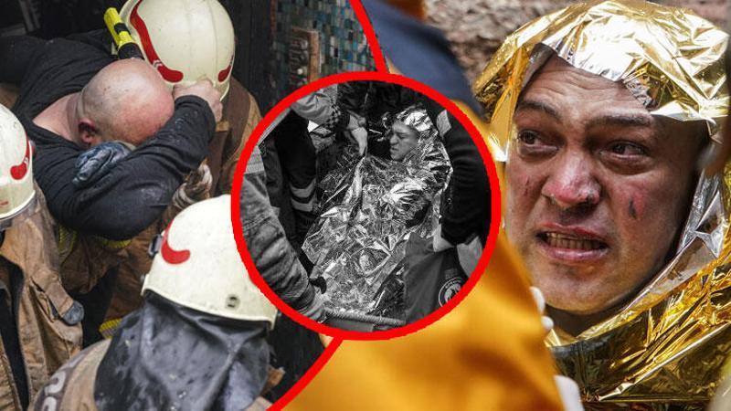 Fatih'te 2 katlı bir binanın 1. katında yangın