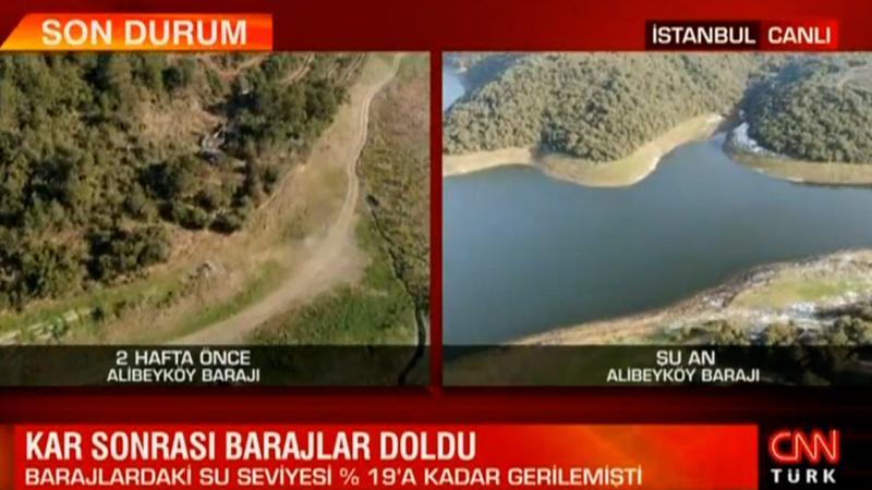 Kar sonrası barajlar doldu