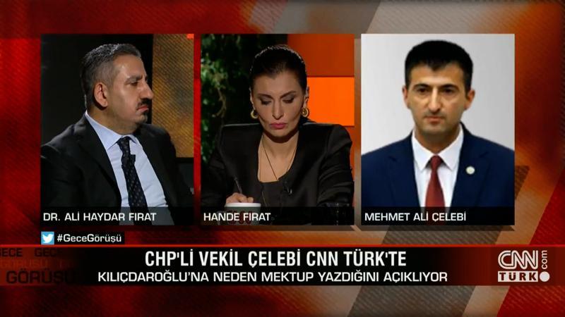 CHP'li vekil Mehmet Ali Çelebi, Kılıçdaroğlu'na neden mektup yazdığını CNN TÜRK'te açıkladı