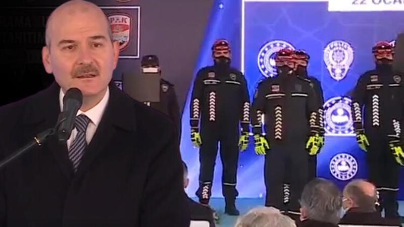 İçişleri Bakanı Soylu, Polis Arama Kurtarma Tanıtım Programı'nda konuştu