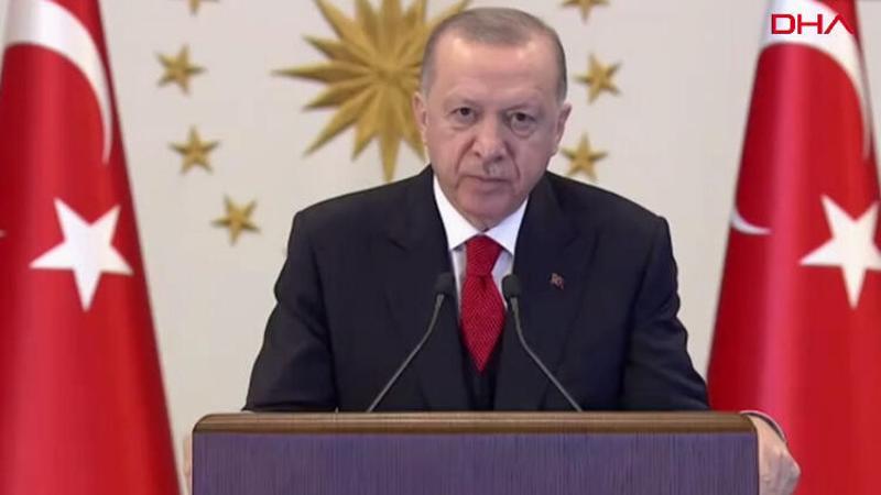 Cumhurbaşkanı Erdoğan, OECD İstanbul Merkezi'nin açılış törenine video konferans yöntemiyle katıldı