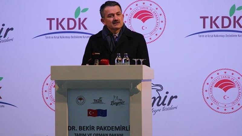 Tarım ve Orman Bakanı Pakdemirli, Beymir Entegre Et Tesisinin açılış törenine katıldı