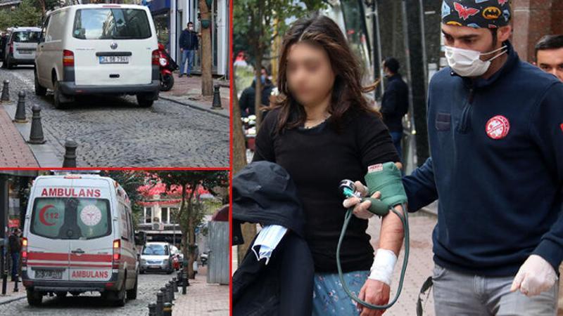 Şişli'de sokağın ortasına park ettiler, ambulansı dakikalarca beklettiler
