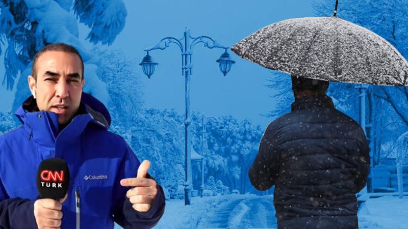 İstanbul'a yine kar geliyor