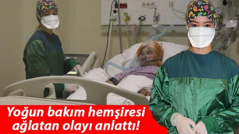 Samsun'da yoğun bakım hemşiresini ağlatan detay: Hastam, elime 'beni bırakma, korkuyorum' yazdı
