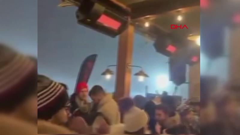Uludağ'da koronavirüs kısıtlamaları hiçe sayıldı
