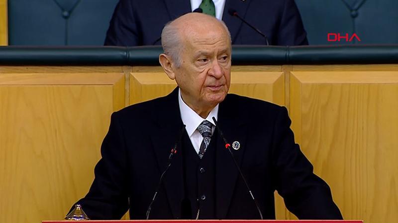 MHP Genel Başkanı Devlet Bahçeli, partisinin TBMM Grup Toplantısında konuştu