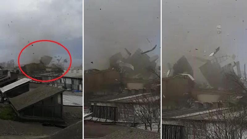 Bursa'da meydana gelen şiddetli lodos zor anlar yaşattı