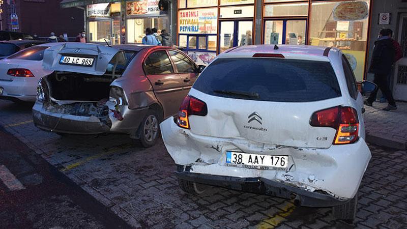 Kayseri'de zincirleme trafik kazası: 7 yaralı