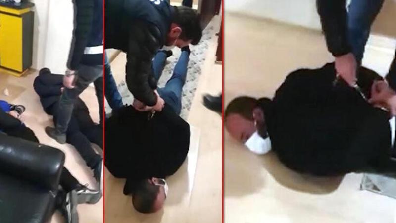 Kadınlara zorla fuhuş yaptıran çeteye operasyon anı kamerada
