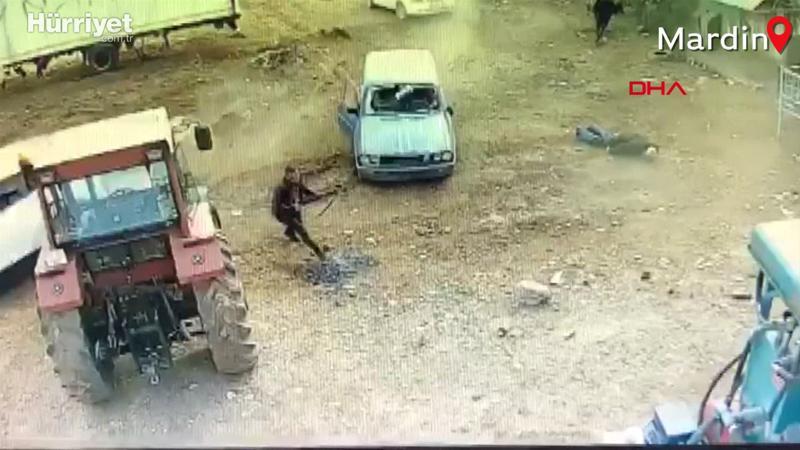 Mardin'de silahlı arazi kavgası böyle kaydedildi