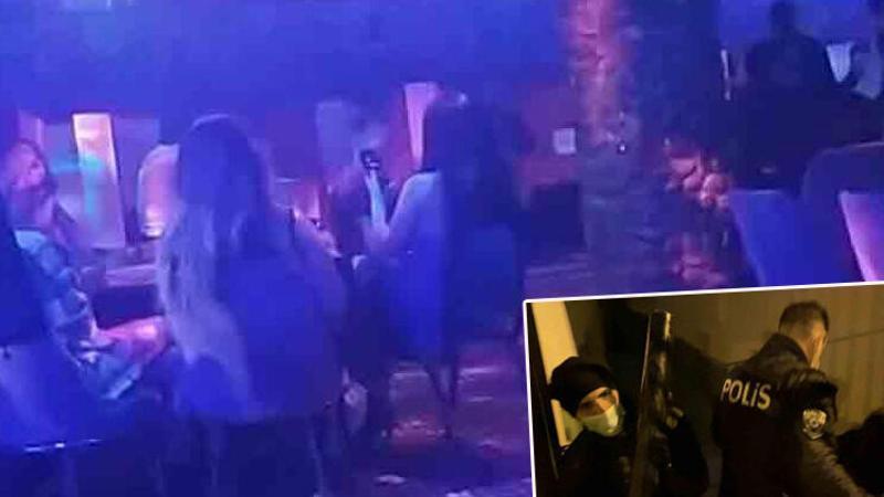 Polisten bodrum katına 'kısıtlama' baskını kamerada