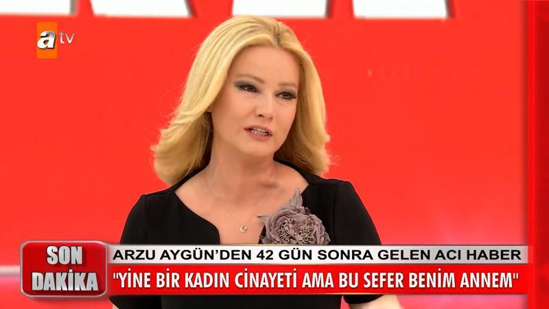 Müge Anlı'nın gözyaşları... Yine bir kadın cinayeti ama bu sefer benim annem