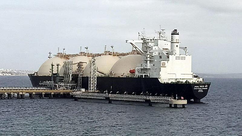 Dünyanın en büyük LNG gemilerinden NSoumer, Tekirdağ'da