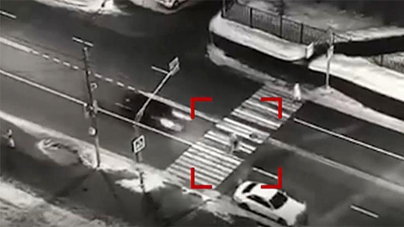 Rusya'da alkollü sürücünün dehşet saçtığı anlar kamerada