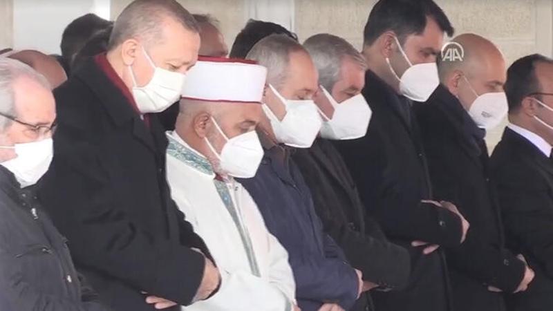 Cumhurbaşkanı Erdoğan Hafız Abdullah Nazırlı için düzenlenen cenaze törenine katıldı