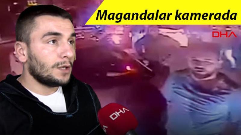 Sancaktepe'de otobüs şoförüne yaşatılan dehşet kamerada