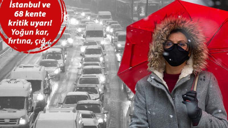 İstanbul'da kar yağışı etkili oluyor