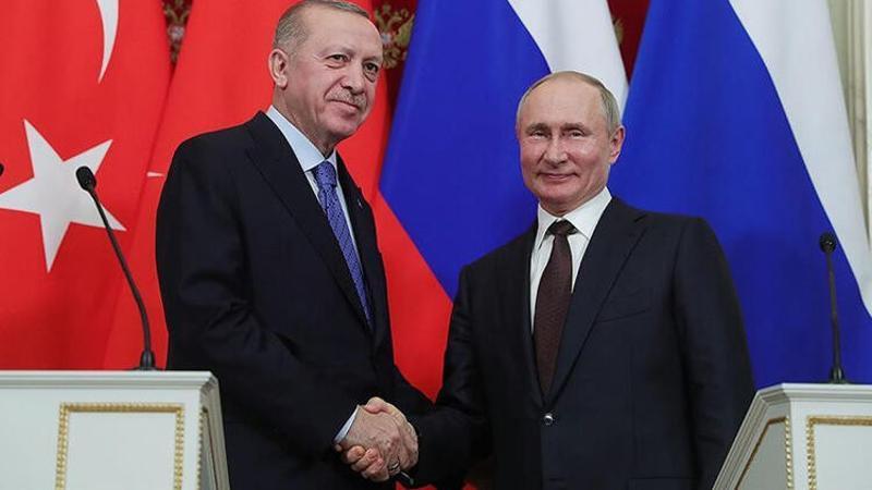 Cumhurbaşkanı Recep Tayyip Erdoğan, Putin ile görüştü