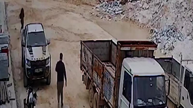 Balıkesir'de maden mühendisi kadın dehşeti yaşadı; o anlar kamerada