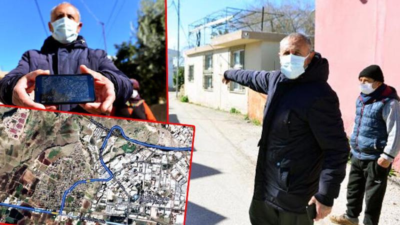 Adana'da TIR'ların evlere zarar verdiği dar sokakta vatandaşların 'navigasyon' isyanı