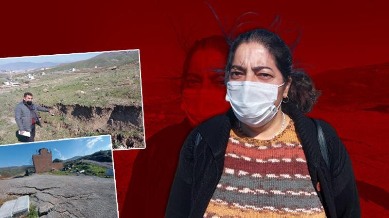 İzmir'de dağlık bölgedeki göçüklerden korkan mahalleli, bilimsel araştırma istiyor