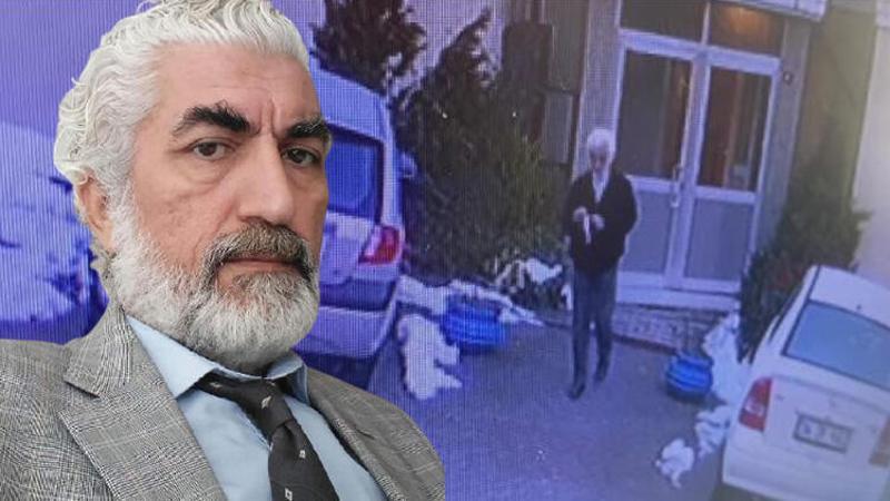 Pendik'te şüphelinin cinayetin ardından olay yerinden ayrıldığı görüntüler güvenlik kamerasına yansıdı