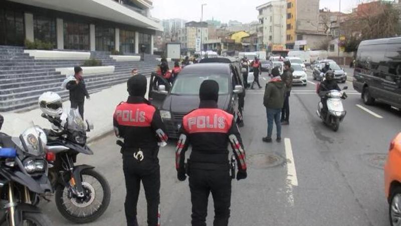 Beyoğlu ve Şişli'de geniş kapsamlı asayiş ve narkotik denetimi