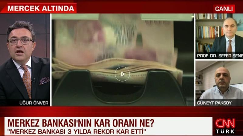Merkez Bankası'nın kârı 3 yılda 10 kat arttı