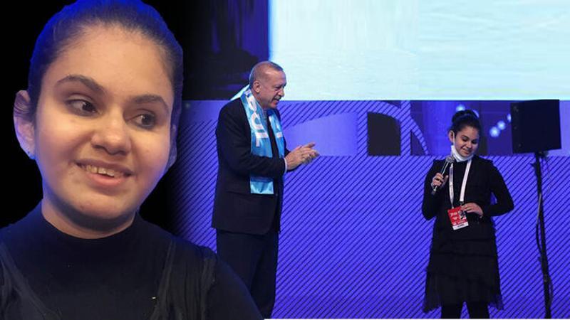 Cumhurbaşkanı Erdoğan'a sürpriz yaparak şarkı söyleyen Tuana Şahin konuştu