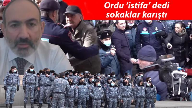 Ermenistan sokaklarında hareketli dakikalar