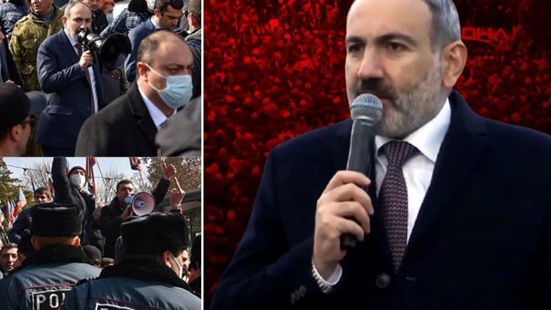 Ermenistan sokaklarında hareketli dakikalar
