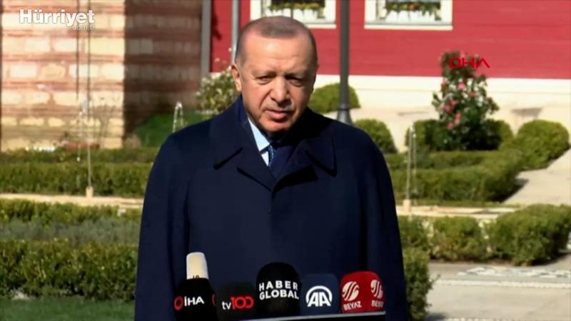 Cumhurbaşkanı Erdoğan, gazetecilerin sorularını yanıtladı