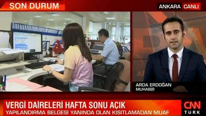 Vergi daireleri hafta sonu açık olacak