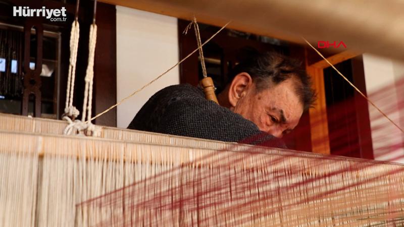 81 yaşındaki dokuma ustası, 67 yıldır ipliğe hayat veriyor