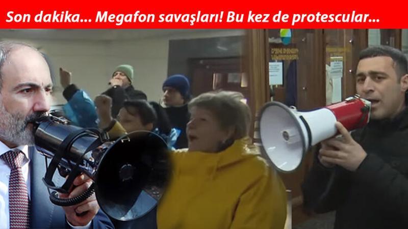 Ermenistan'da göstericiler hükümet binasını bastı