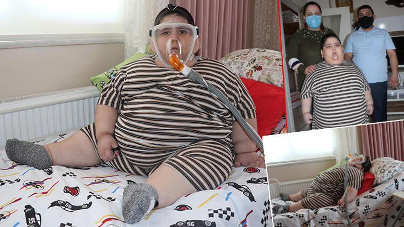 Samsun'da 5 yaşındaki Yağız, 90 kiloya ulaştı