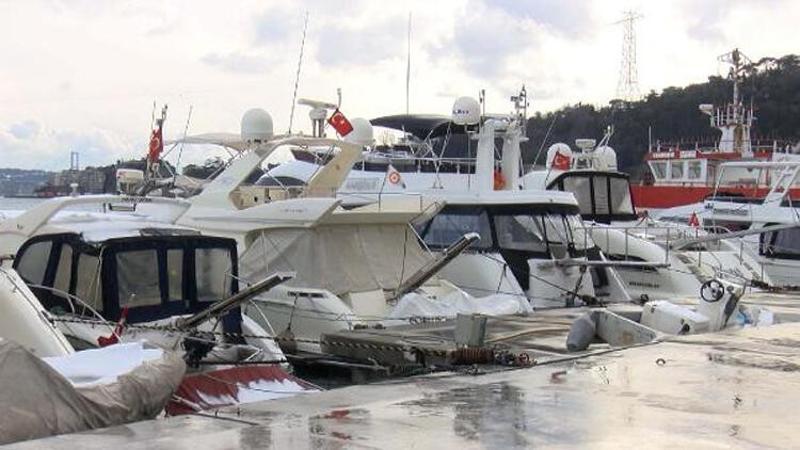 İstanbul Boğazı'ndaki sahillerde tekne ve yat yoğunluğu
