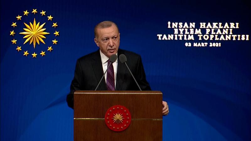 Cumhurbaşkanı Erdoğan, İnsan Hakları Eylem Planı'nı açıkladı