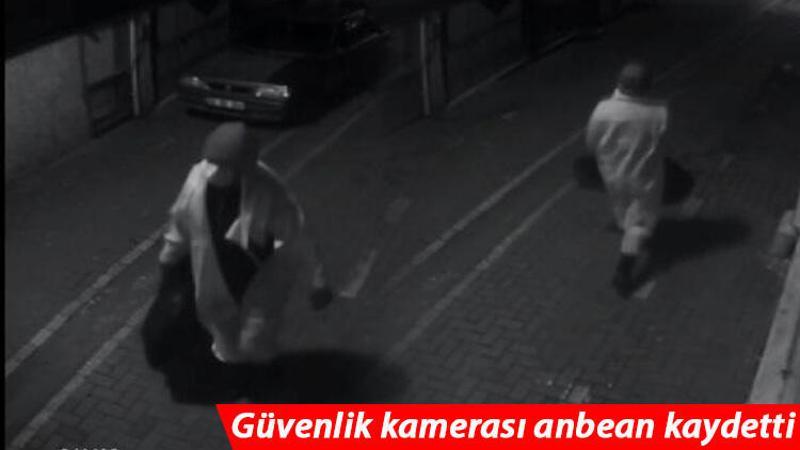 Samsun'da filyasyon ekibi tulumuyla hırsızlık kamerada